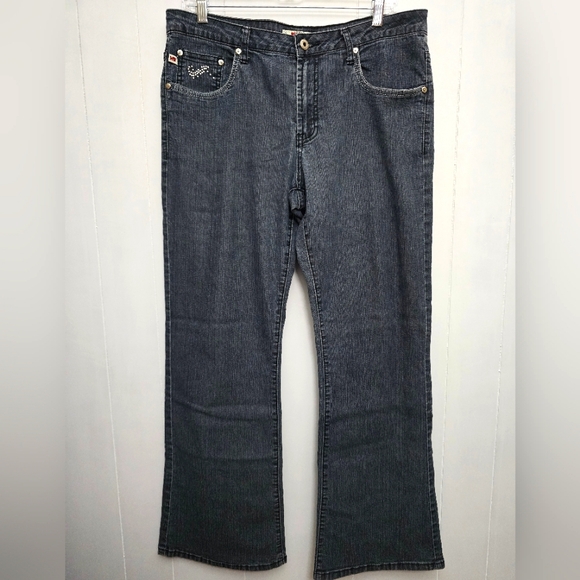 Moto Blues Studded Pocket Jeans - Picture 1 of 4